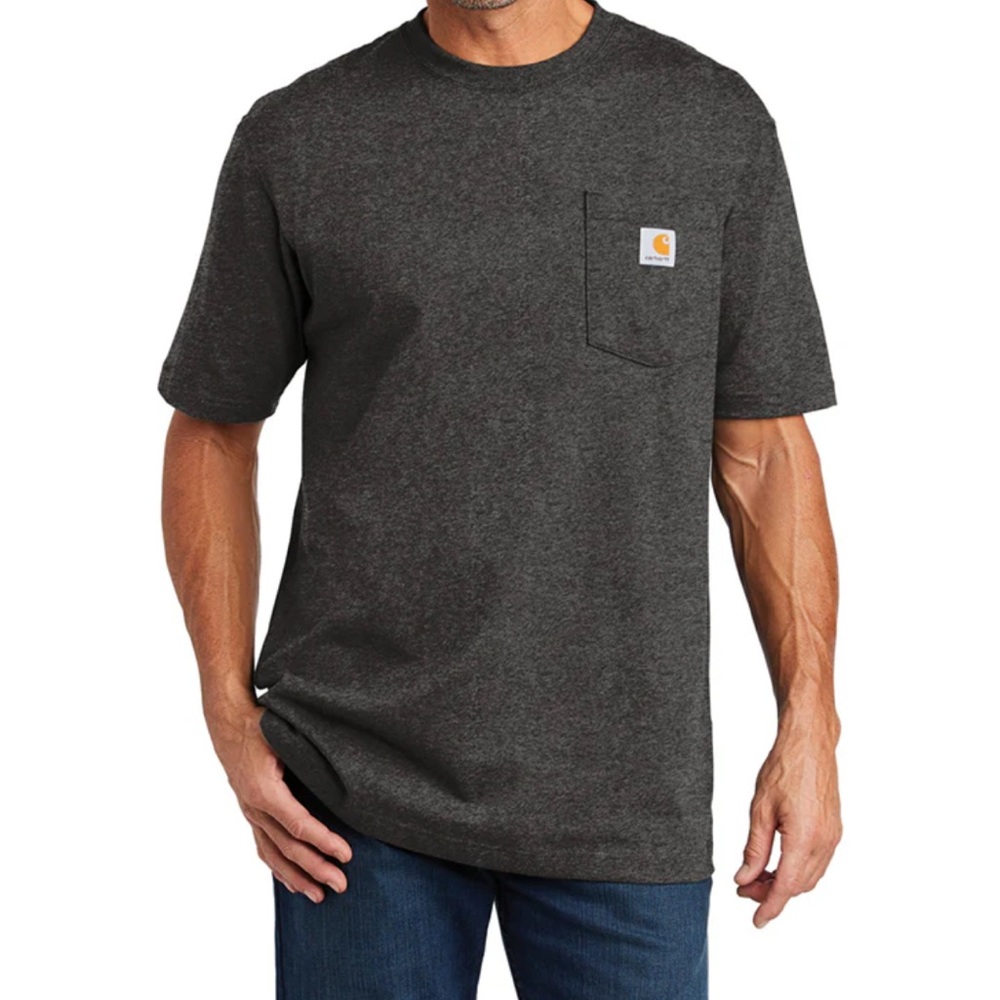 Carhartt Workwear Crew Neck Charcoal Gray Short Sleeve T-shirt Men’s Medium